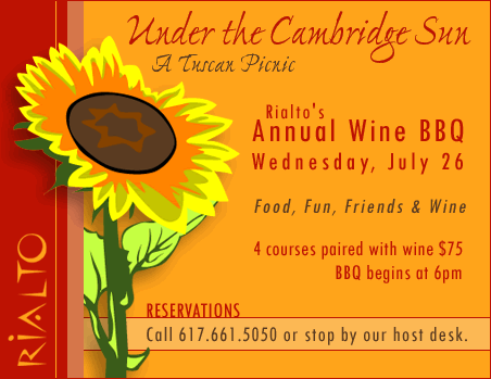 Rialto Wine BBQ 2006 - Save the Date - view online